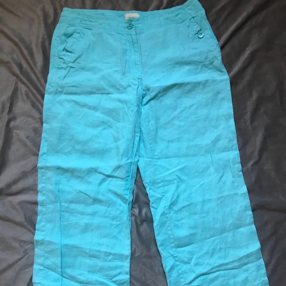 Chico linen Capri pants